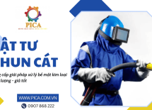 Vật tư phun cát Vũng Tàu chất lượng - Giải pháp xử lý bề mặt kim loại