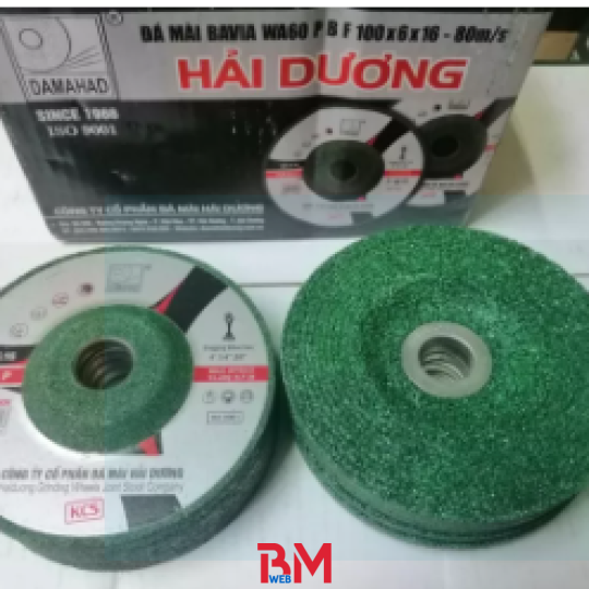 Đá mài Hải Dương 1 tấc (100mm) - Loại màu xanh