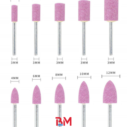 ĐÁ MÀI MÀU HỒNG ĐỦ SZE