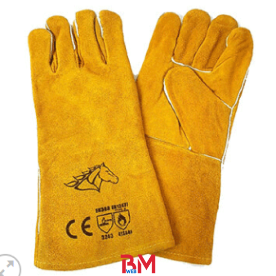 GĂNG TAY HÀN DA BÒ ( 14 inch )